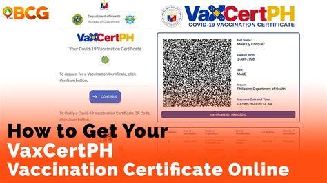 How to Get VaxCertPH Online Vaccination Certificate (Updated .